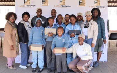 1 Africa Foundation Marks Mandela Day with School Shoe Donation Drive at Iphutheng Primary School.